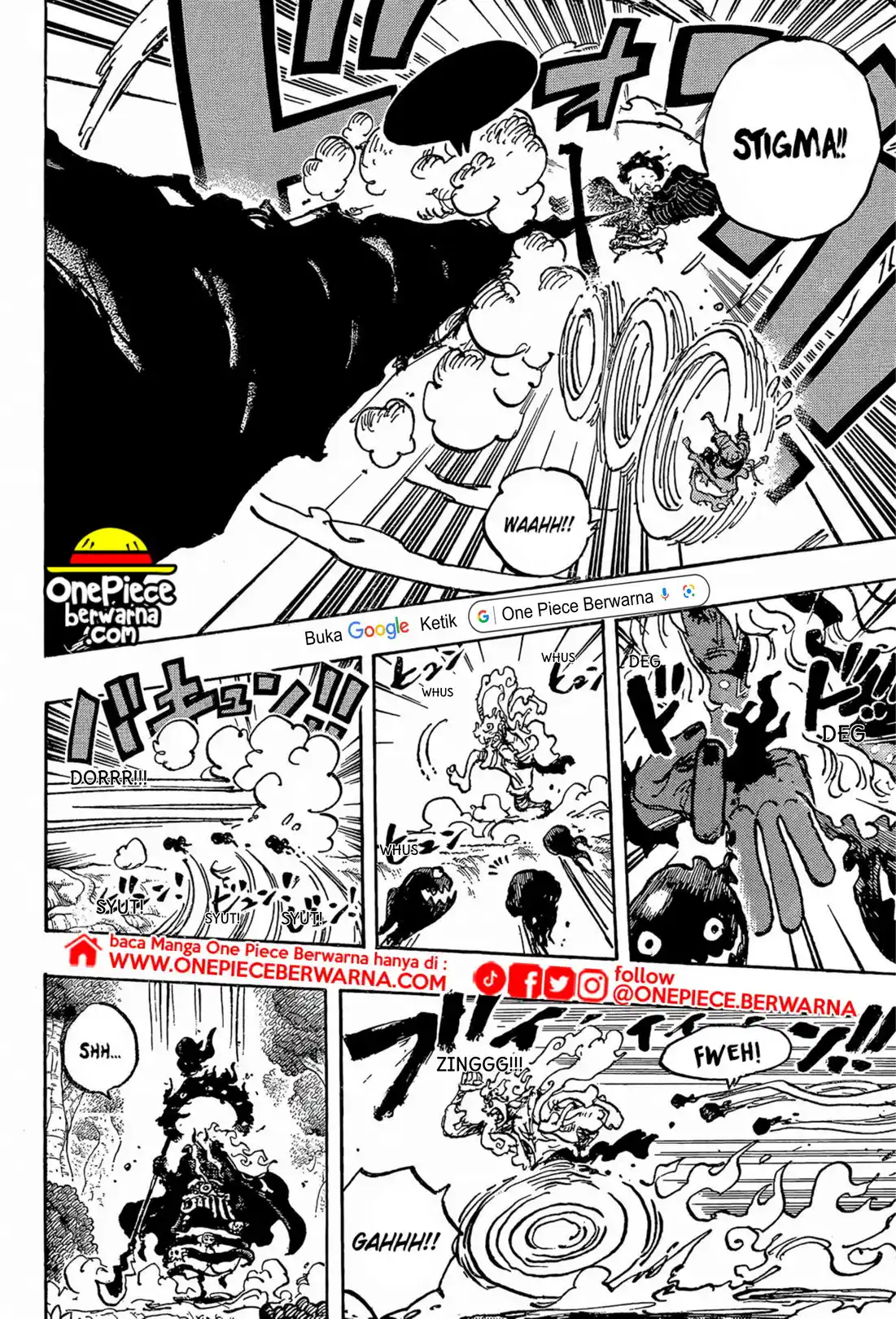 One Piece berwarna 1188 1189 1190 bahasa indonesia
